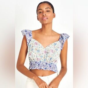 NWT LoveShackFancy Drea Crop Top - XS
